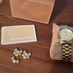 Michael Kors Chronographic Gold Watch